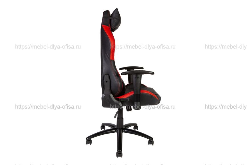 Игровое кресло Lotus PRO Экокожа черная/Экокожа красная