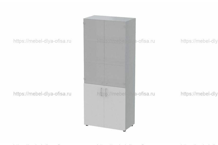 Шкаф для документов Virtus OMHS834BL Белый/Титан