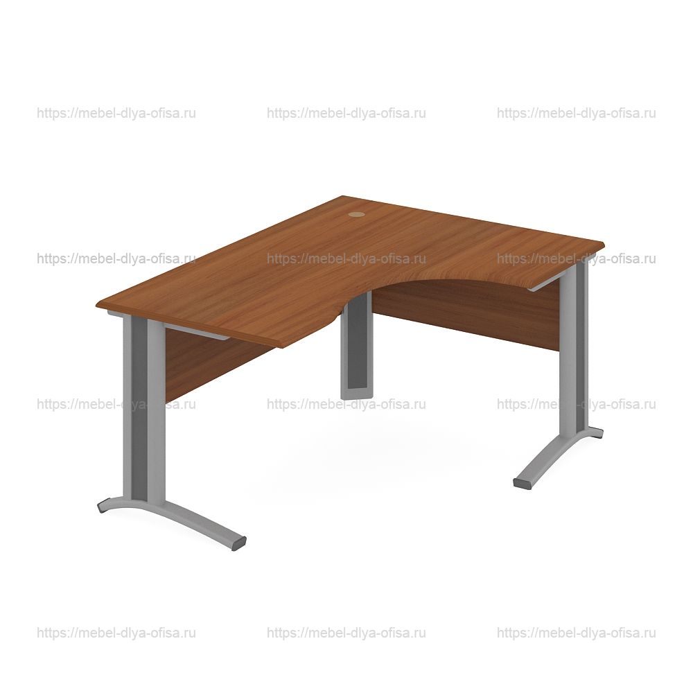 Стол эргономичный 160x120x75 итальянский орех  коллекции Технофорвард