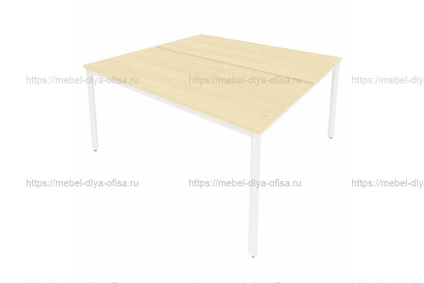 Рабочая станция на металлокаркасе Slim С.СП-6.3 Клен/металл белый