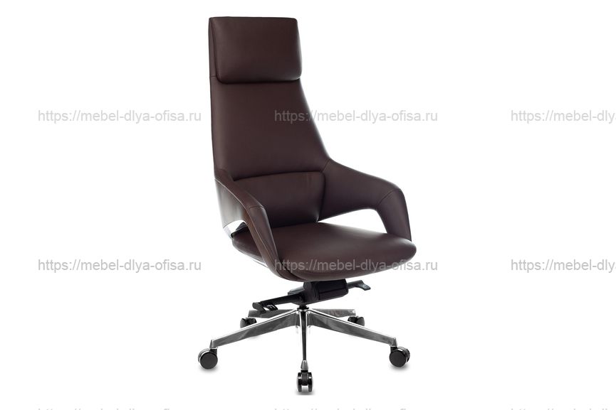 Кресло руководителя Бюрократ Dao-2 Кожа (brown)