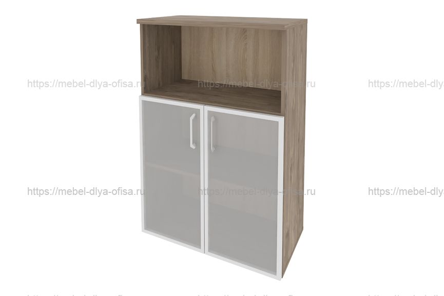Шкаф средний широкий Onix O.ST-2.2R Тиквуд темный