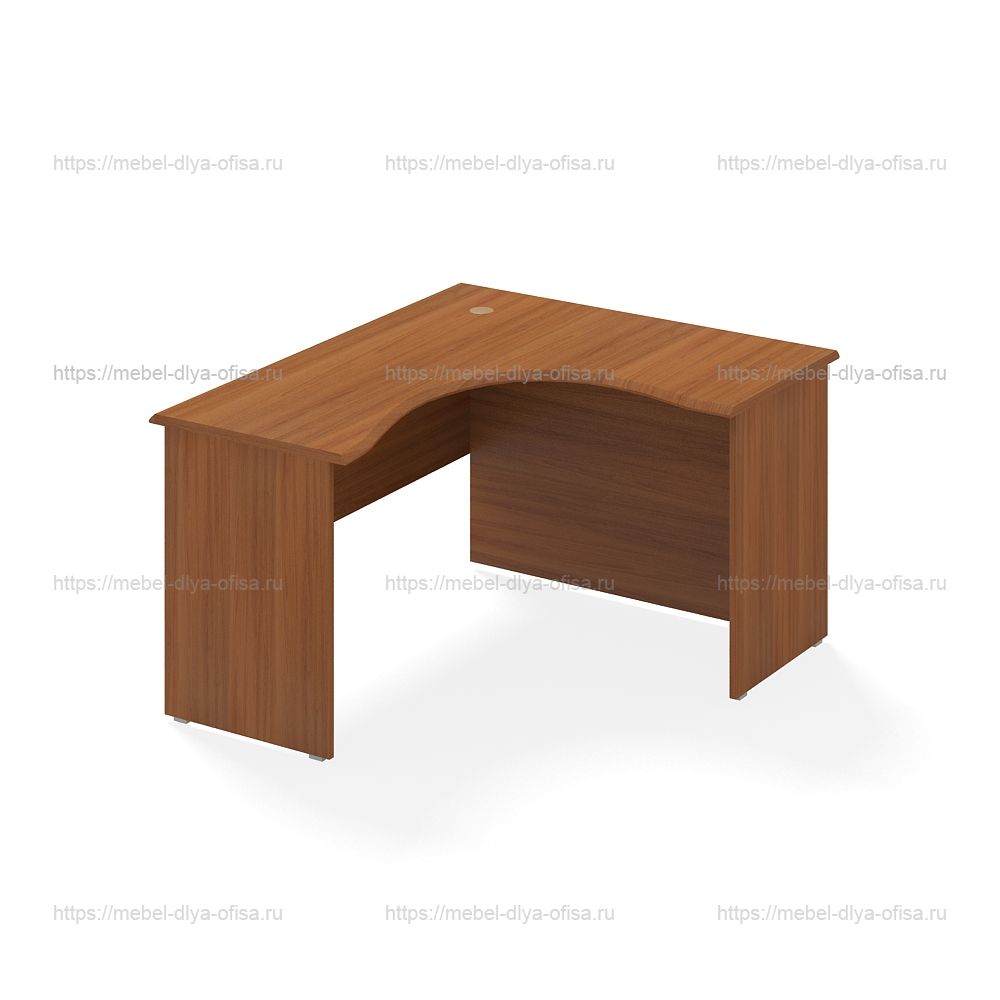 Стол эргономичный 140x120x75 итальянский орех  коллекции Технофорвард