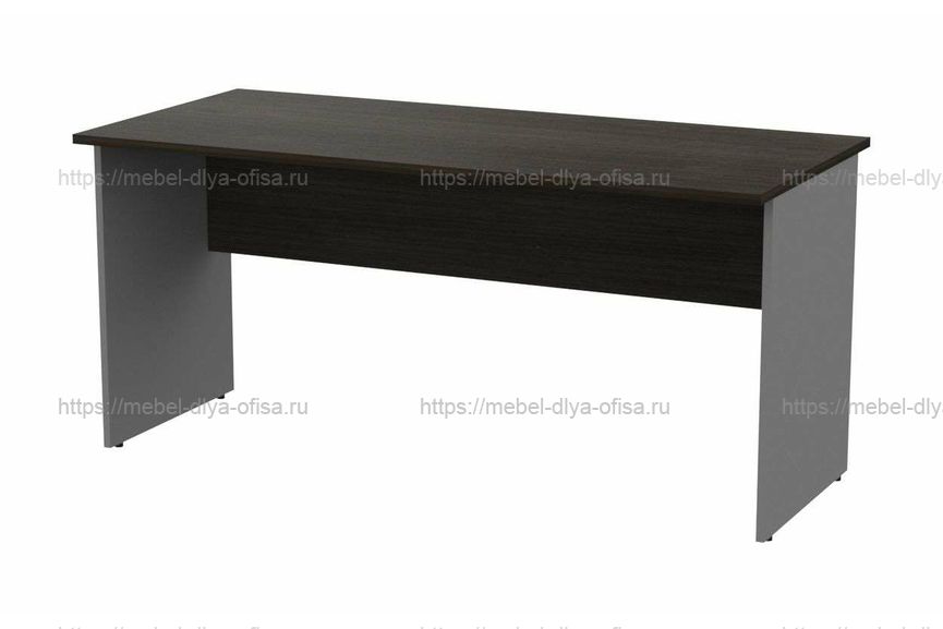 Стол письменный Riva А.СП-4 Венге-металлик