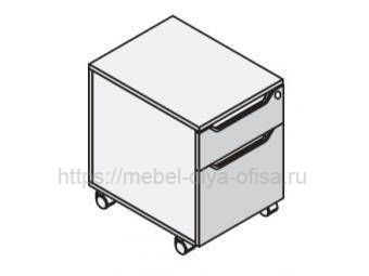 Logic Тумба мобильная с замком и файловым ящиком