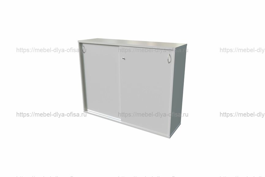 Шкаф-купе с топом и замком Steel evo 11320 Белый