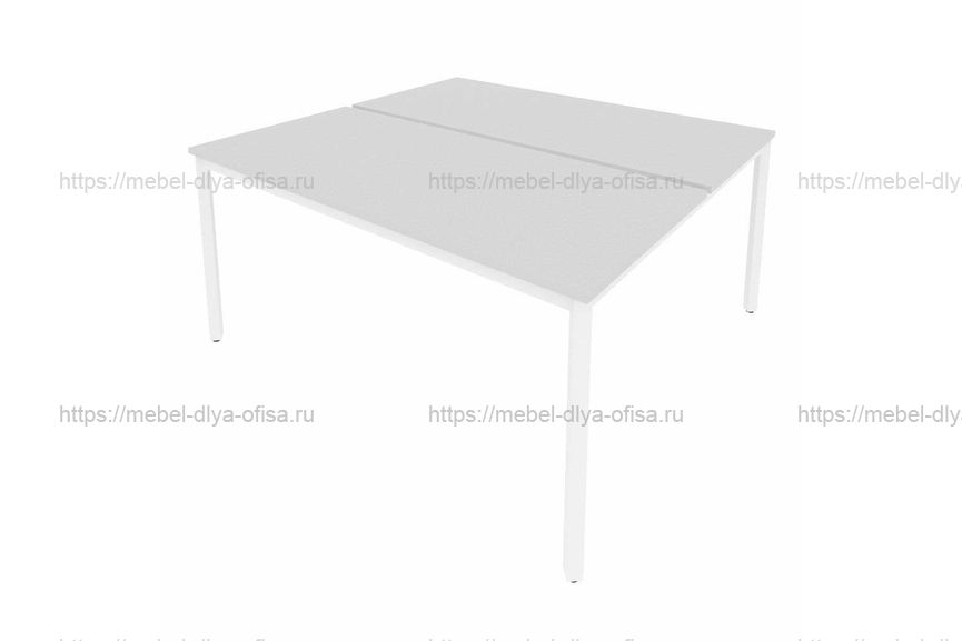 Рабочая станция на металлокаркасе Slim С.СП-6.3 Серый/металл белый