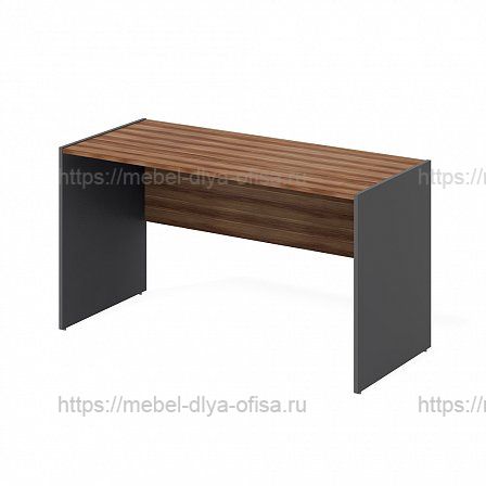 Стол офисный рабочий 140x61.4x75.9 слива коллекции Тандем