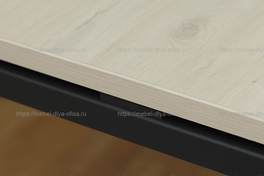 Рабочая станция криволинейная Metal system style БА.РАС-СА-2.2 Дуб Наварра/металл антрацит