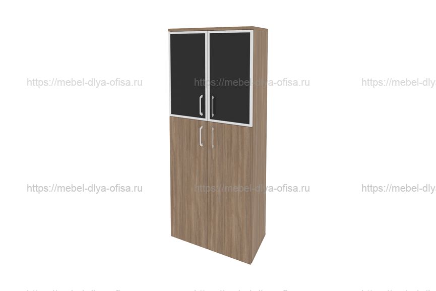 Шкаф высокий широкий Onix O.ST-1.7R black Дуб Аризона