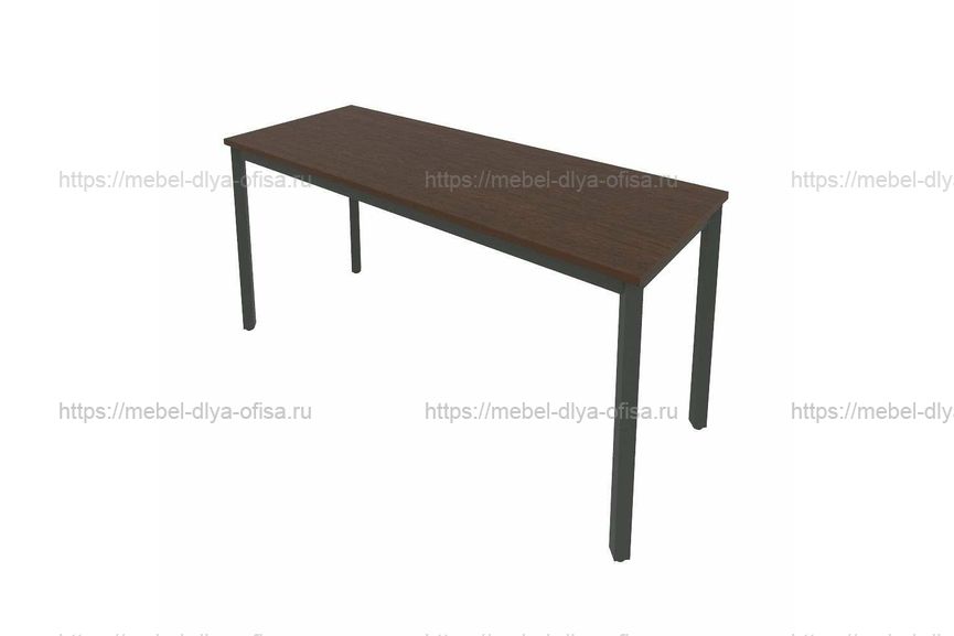 Стол письменный на металлокаркасе Slim С.СП-6.1 Венге/металл антрацит