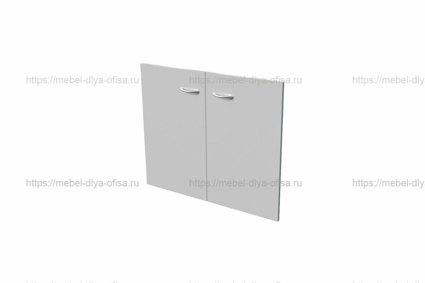 Двери деревянные низкие без замка Steel evo 11554 Белый
