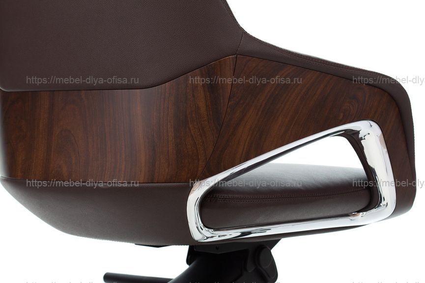 Кресло руководителя Бюрократ Dao-2 Кожа (brown)