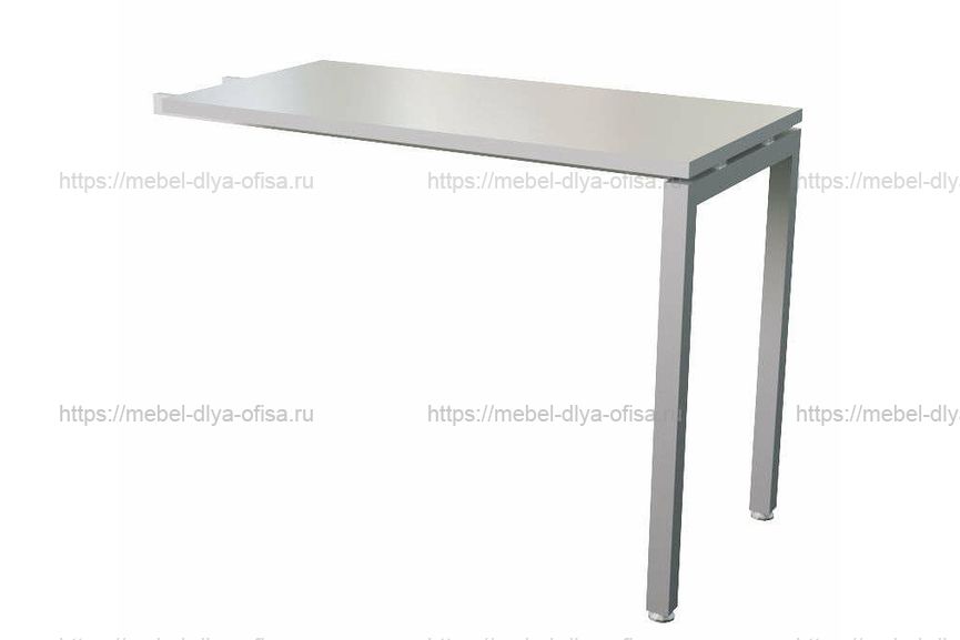 Приставка к столу рабочая Steel 11700 Белый/Металл белый