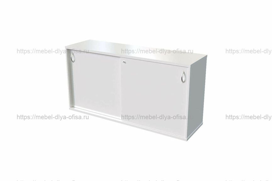 Приставка подкатная (двери купе), с замком Steel evo 17200 Белый 