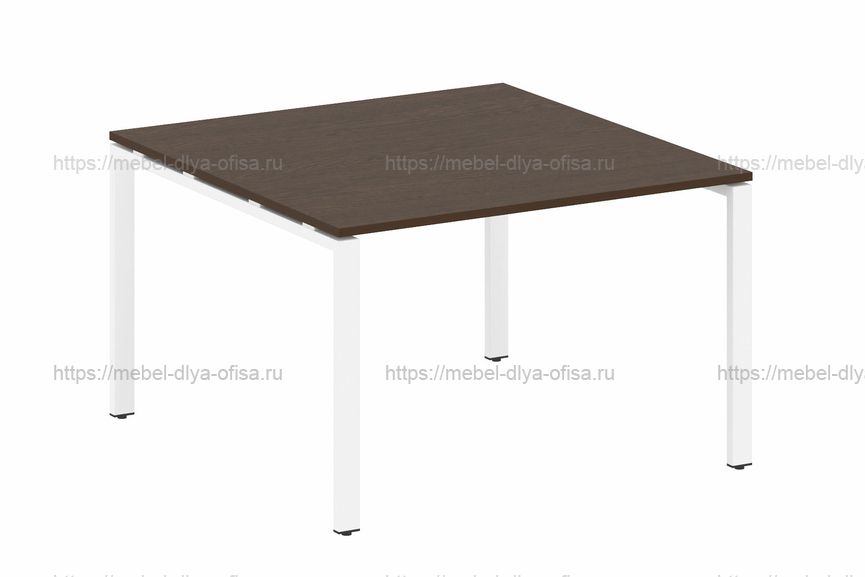 Переговорный стол (1 столешница) Metal system style БП.ПРГ-1.2 Венге/металл белый