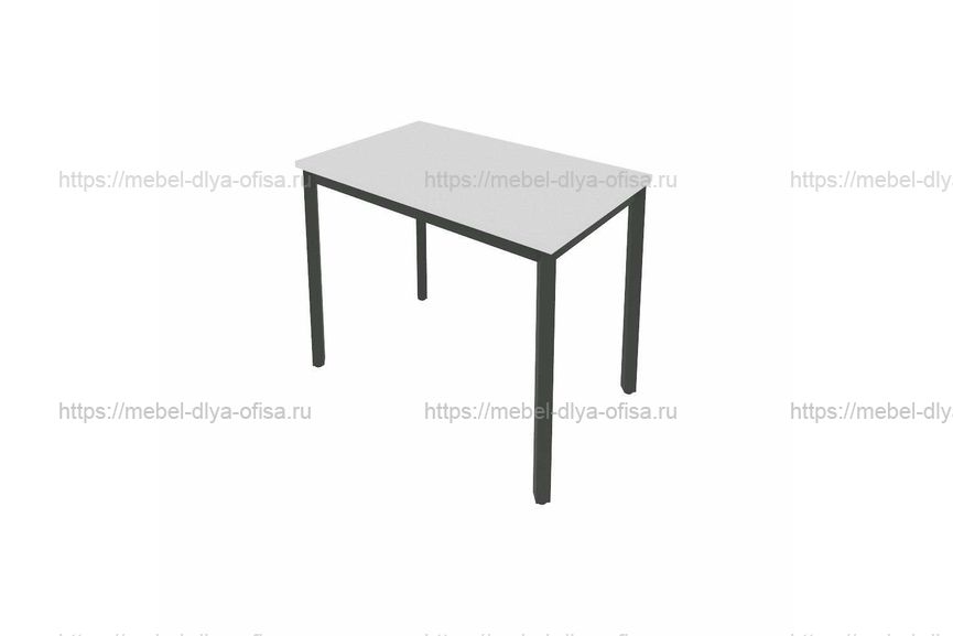 Стол письменный на металлокаркасе Slim С.СП-3.1 Серый/металл антрацит