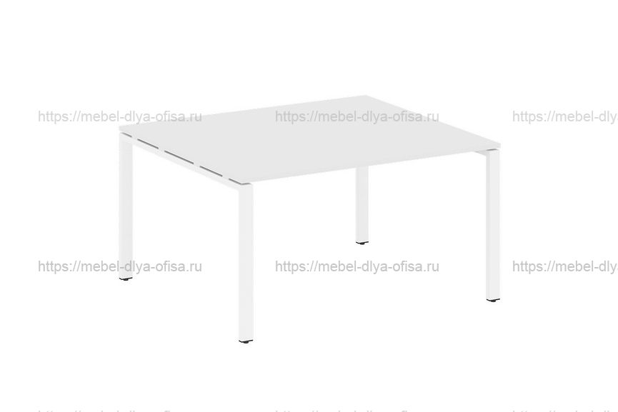 Переговорный стол (1 столешница) Metal system style БП.ПРГ-1.3 Белый/металл белый