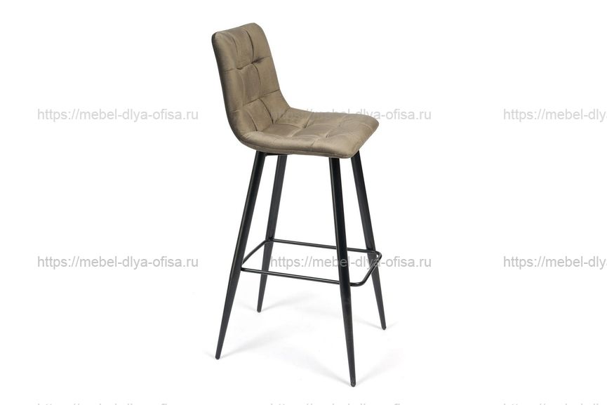 Барный стул Chilly (mod.7095б) (продажа кратно 2 шт.) Темно-серый barkhat 14