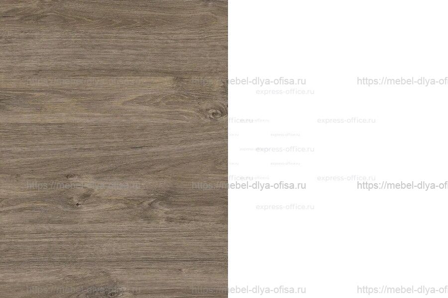 Стол-приставка на П-образном м/к к опорным элементам Onix O.MP-SPR-2.8 Тиквуд темный/белый металл
