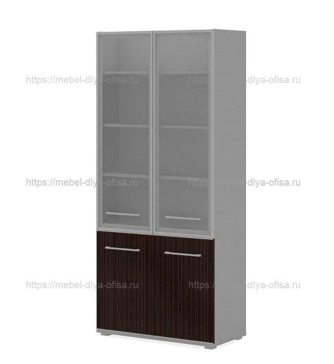 Дипломат Шкаф комбинированный (необходим топ) 89.6x43.8x205.4 венге