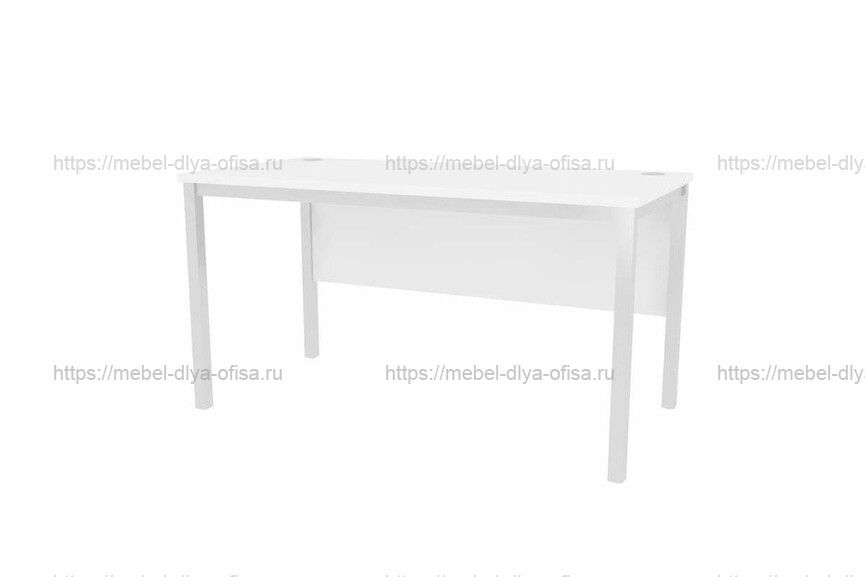 Стол рабочий экран ДСП (сечение 40*40) Avance 6МД.069 Шамони светлый/Черный