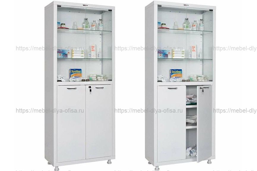 Шкаф медицинский Hilfe МД 2 1670/SG Белый