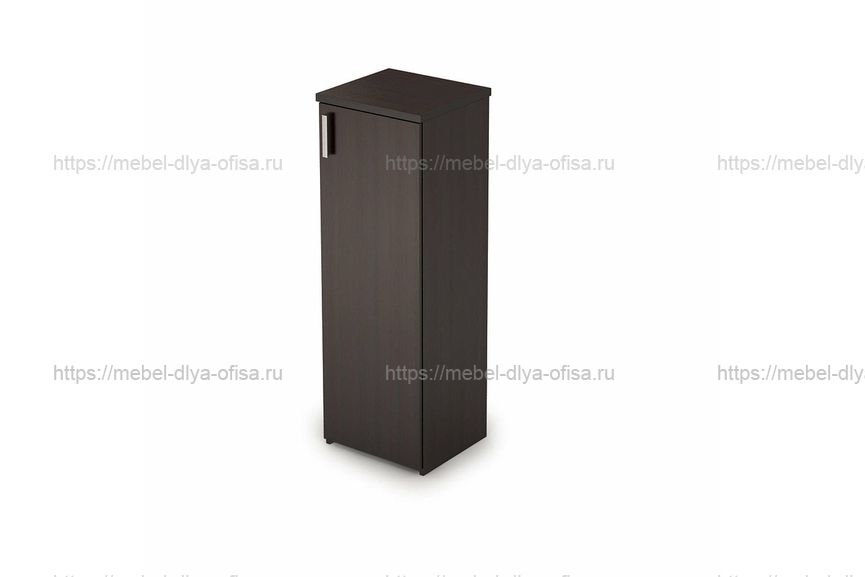 Шкаф средний узкий закрытый Стиль 2П.015+2Ф.006 Венге