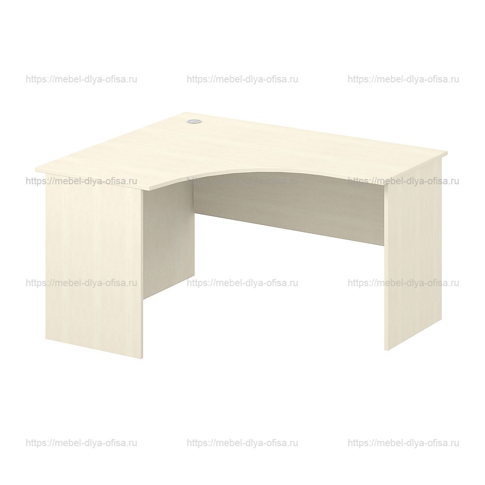Стол эргономичный 140x120x74.5 клен  коллекции Система-M