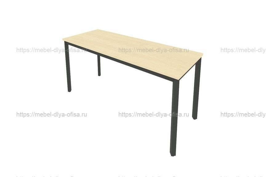 Стол письменный на металлокаркасе Slim С.СП-6.1 Клен/металл антрацит