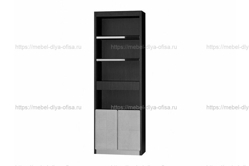 Шкаф колонна Gramercy LBGRAMER02 Wenge/Nature Acacia(C28)/Black nickel