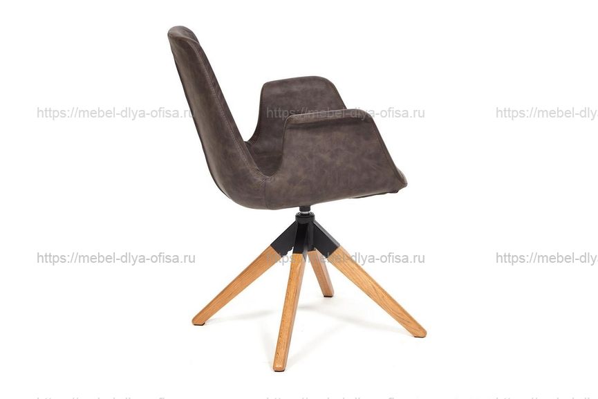 Стул для кафе Rokin Ткань коричневая (western brown)