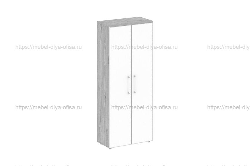 Шкаф высокий широкий Shift SK.ST-1.10R white Тиквуд темный