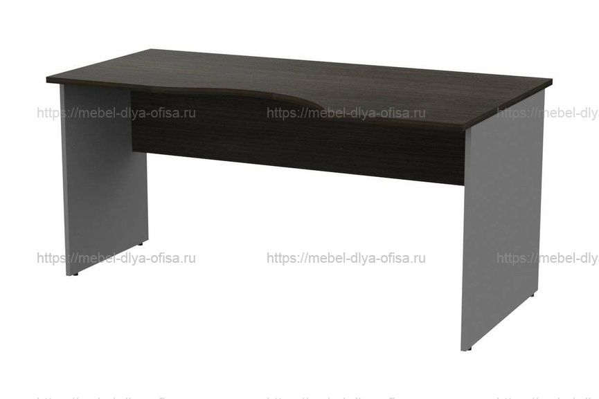 Стол криволинейный Riva А.СА-1 Пр Венге-металлик