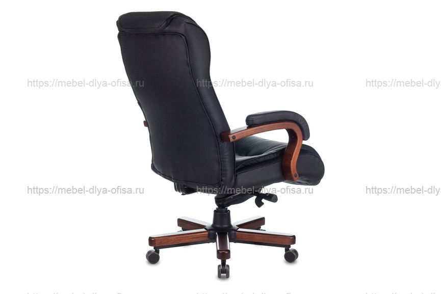 Кресло руководителя Бюрократ T-9926 Кожа (black)