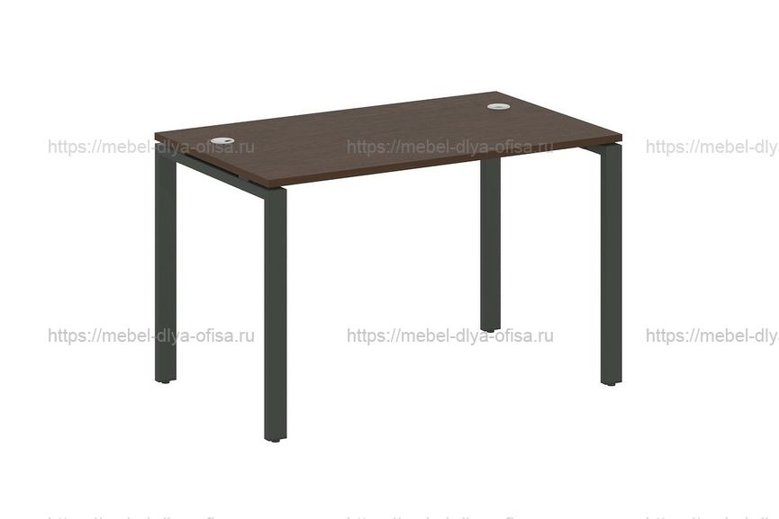 Стол письменный Metal system style БП.СП-2 Венге/металл антрацит