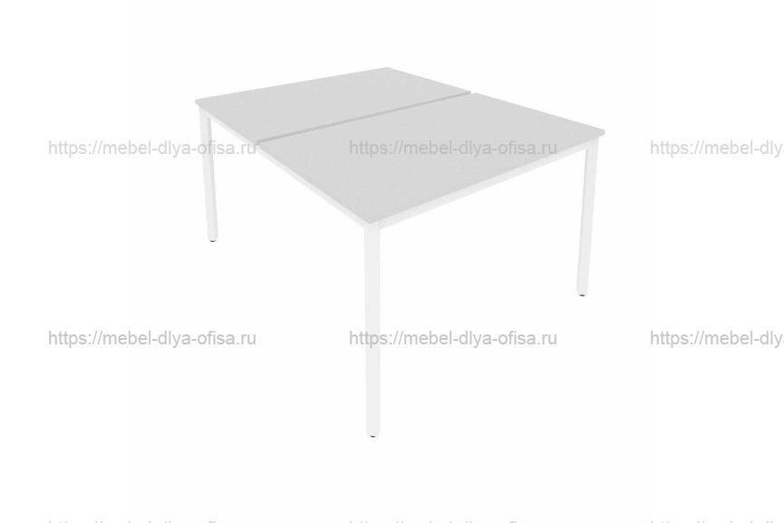 Рабочая станция на металлокаркасе Slim С.СП-4.3 Серый/металл белый