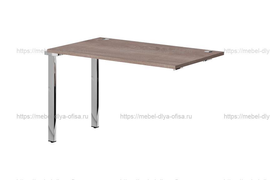 Стол промежуточный Xten Gloss XIGST 1270.1 Дуб Сонома/ полированная сталь