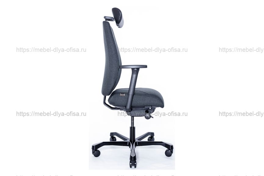 Эргономичное кресло Falto-Profi Jobri Ткань черная Fighter 60999 Black