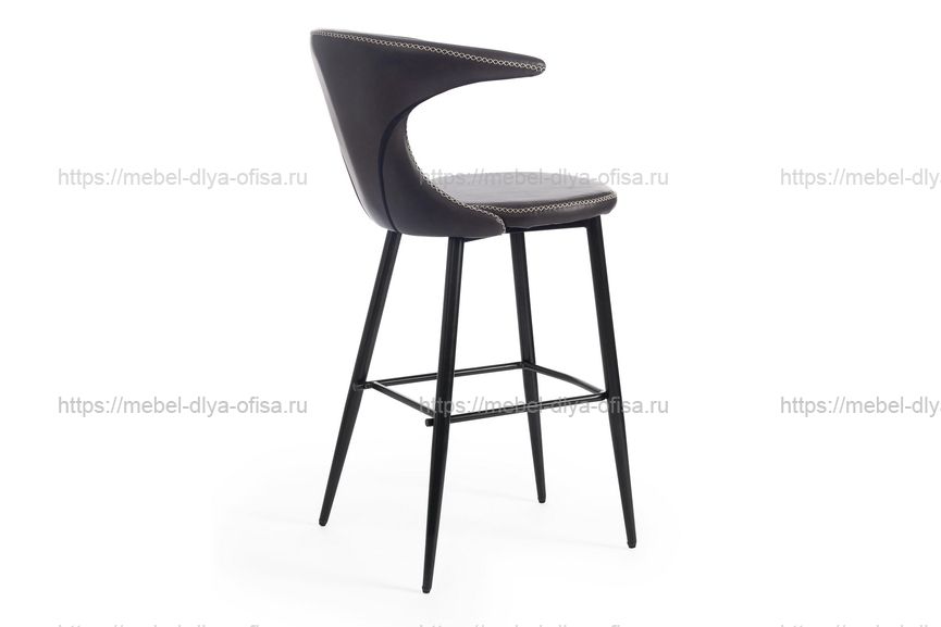 Барный стул Flair Bar (продажа кратно 2 шт.) Экокожа серая 22
