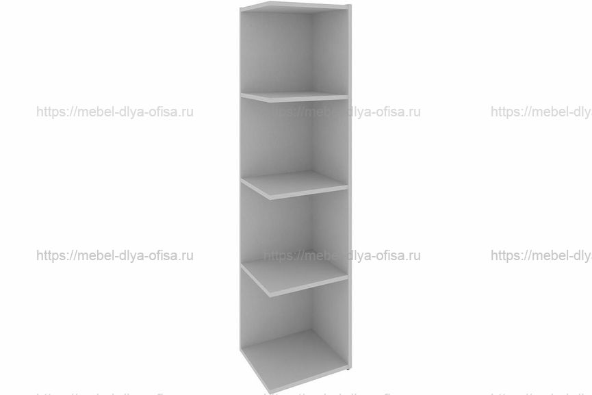 Модуль приставной 4 ячейки Locker Plus LK.PM-4 Серый
