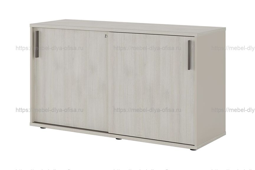 Тумба с раздвижными фасадами New Line NLN36334621 Дуб шамони светлый/Бежевый