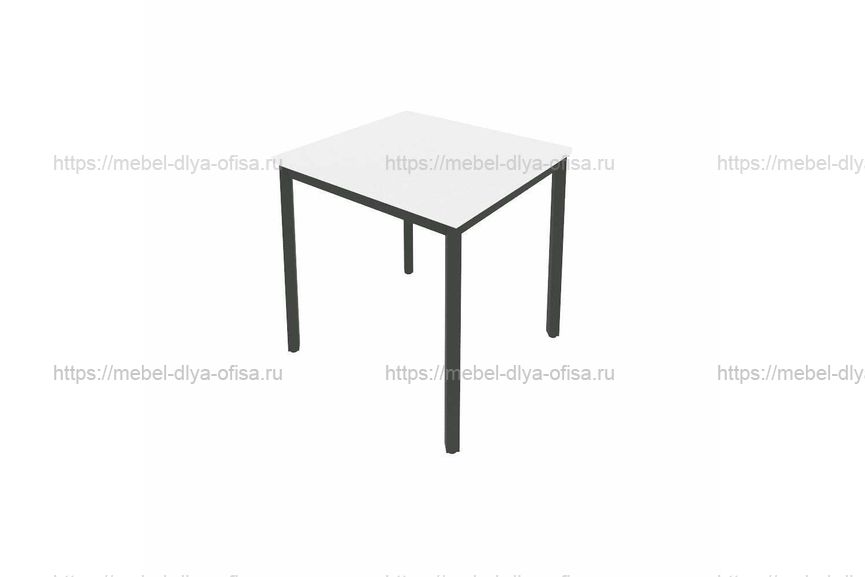 Стол письменный на металлокаркасе Slim С.СП-2 Белый/металл антрацит