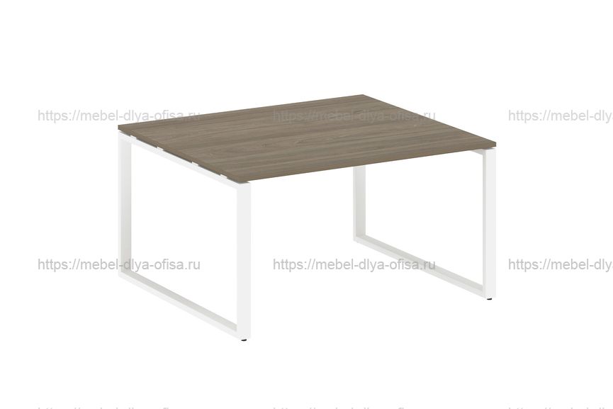 Переговорный стол (1 столешница) Metal system style БО.ПРГ-1.3 Вяз благородный/металл белый