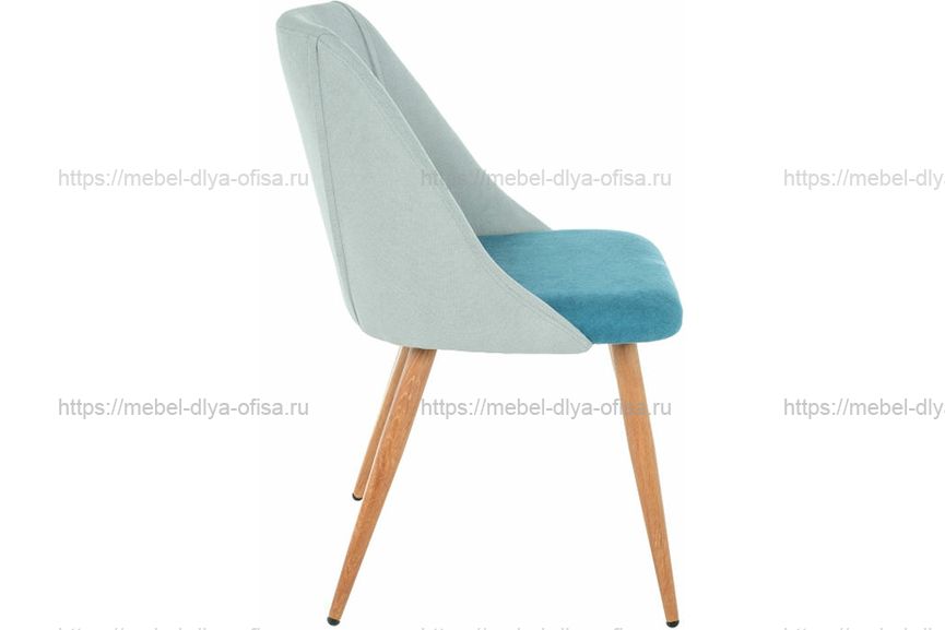 Стул для кафе Morgan Велюр light grey/blue