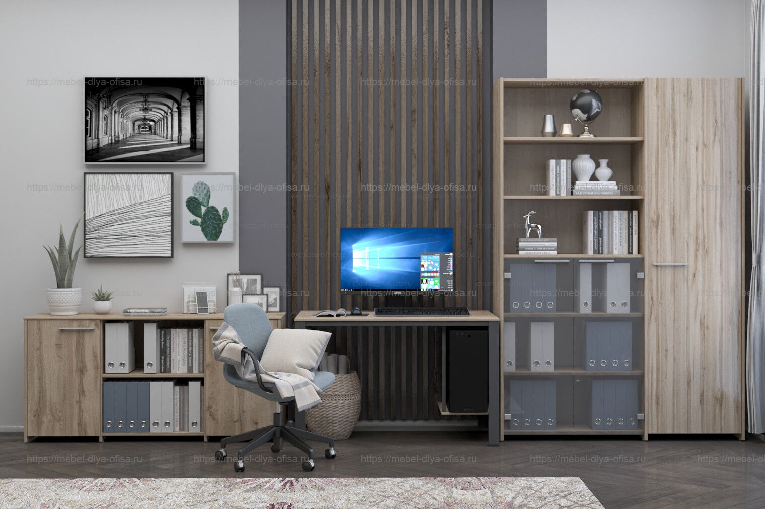 Домашний офис Саньяна Home Дуб Вотан
