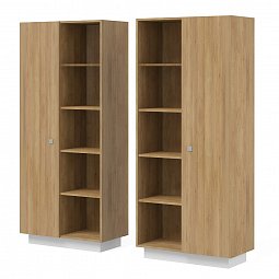 Шкаф 90x45x205 дуб скальный  коллекции Офисные шкафы для документов