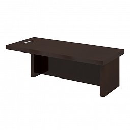 Стол руководителя левый 2400 мм 240x105x75 темный орех  коллекции Столы руководителя
