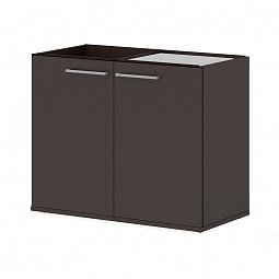 Фригобар 89.6x43.8x73.4 темный орех  коллекции Спикер