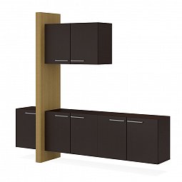 Композиция №008 230x50x220 дуб скальный  коллекции Спикер